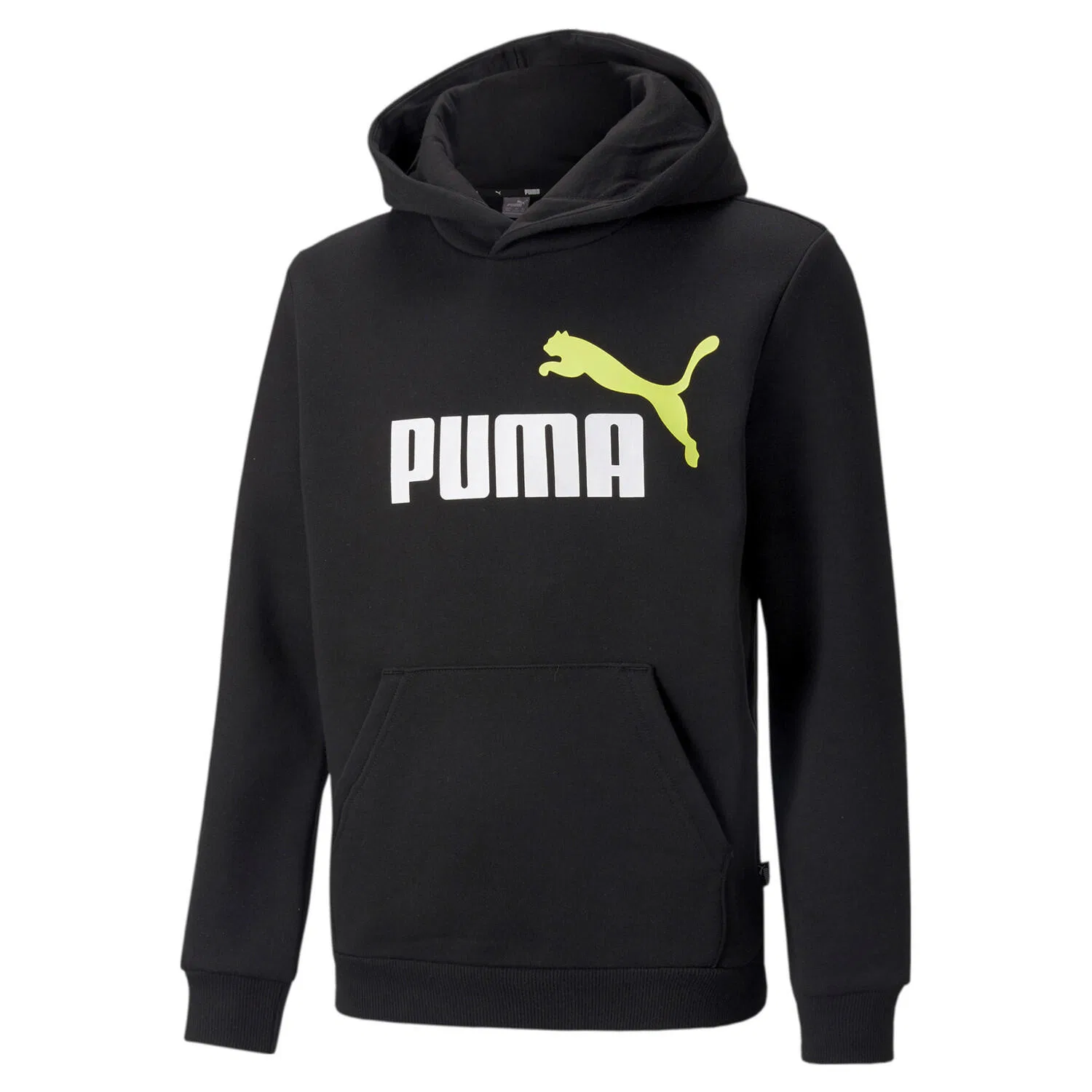 Детское худи с длинным рукавом ESS+ 2 Col Big Logo Hoodie FL B Puma, Schwarz