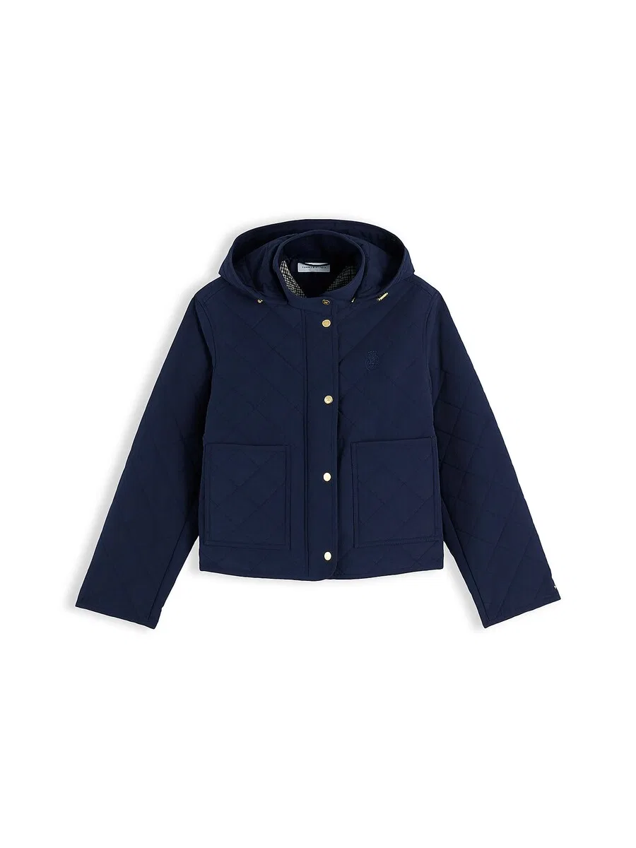 Куртка TOMMY HILFIGER межсезонья синего цвета