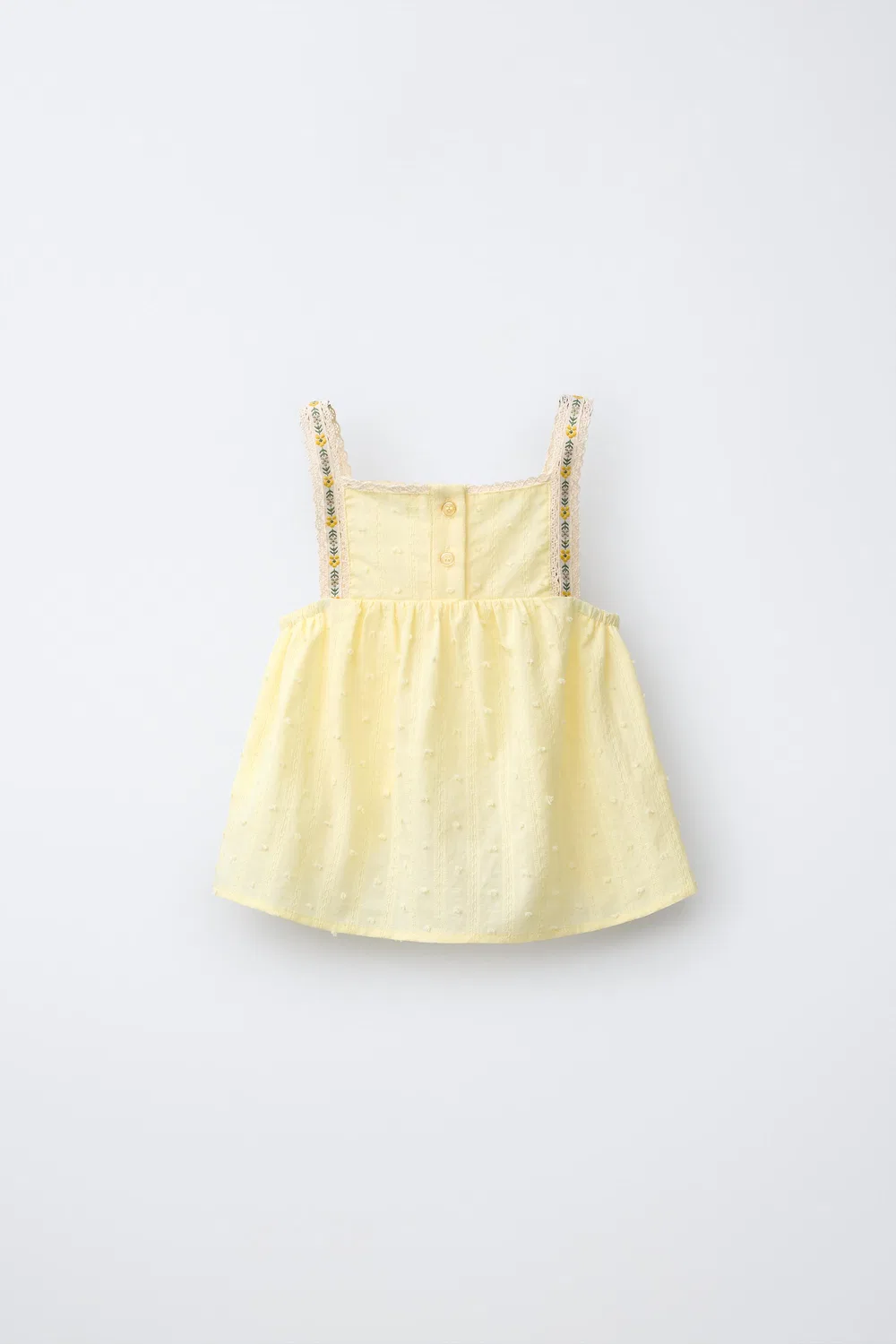 Топ с цветочным принтом ZARA, Yellow — фото 2