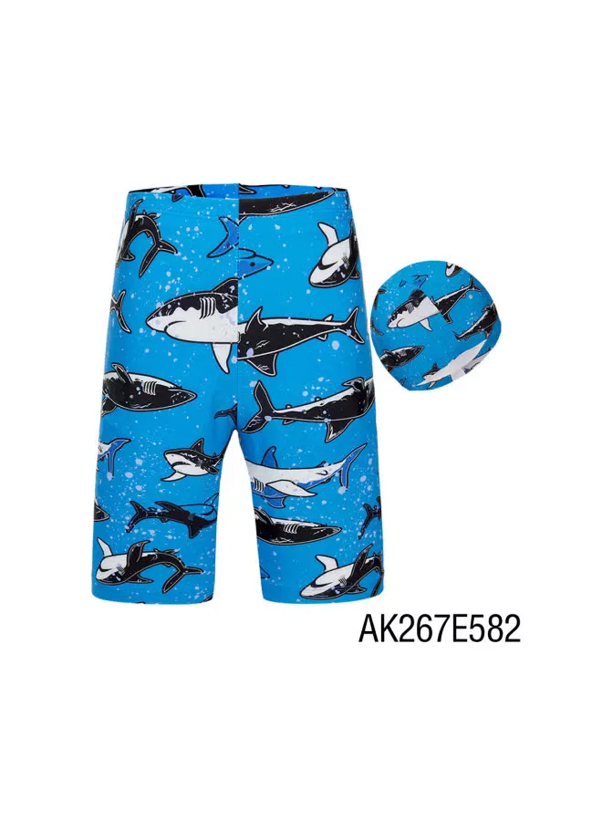 Плавки-комбинезон для мальчика с принтом акулы, модель Water Shark, Aimer Kids — фото 3