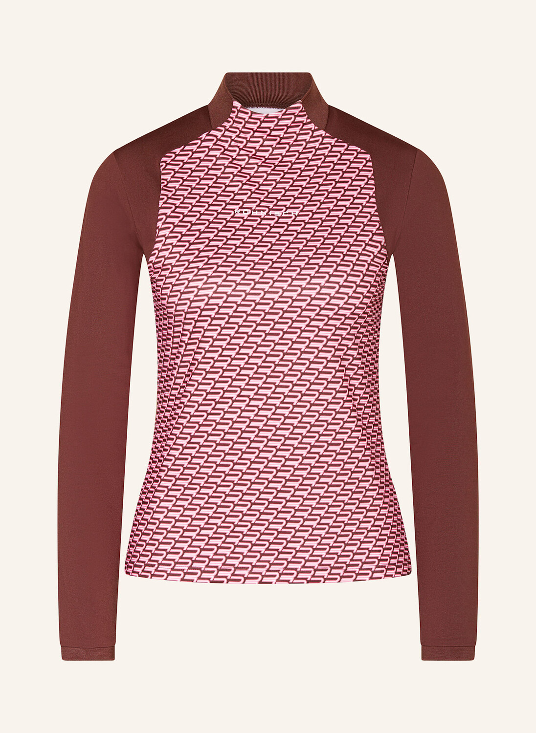 

Лонгслив элли RÖHNISCH, цвет ROSÉ/DUNKELBRAUN
