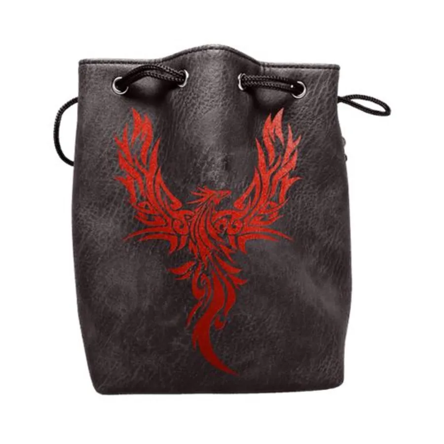 

Черная кожаная сумка для игральных костей - Pheonix, Dice Cups, Bags, and Other Accessories (Easy Roller Dice)