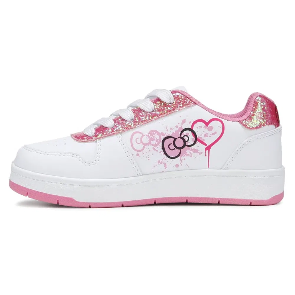 Детские кроссовки Hello Kitty, Pink/White Glitter — фото 3