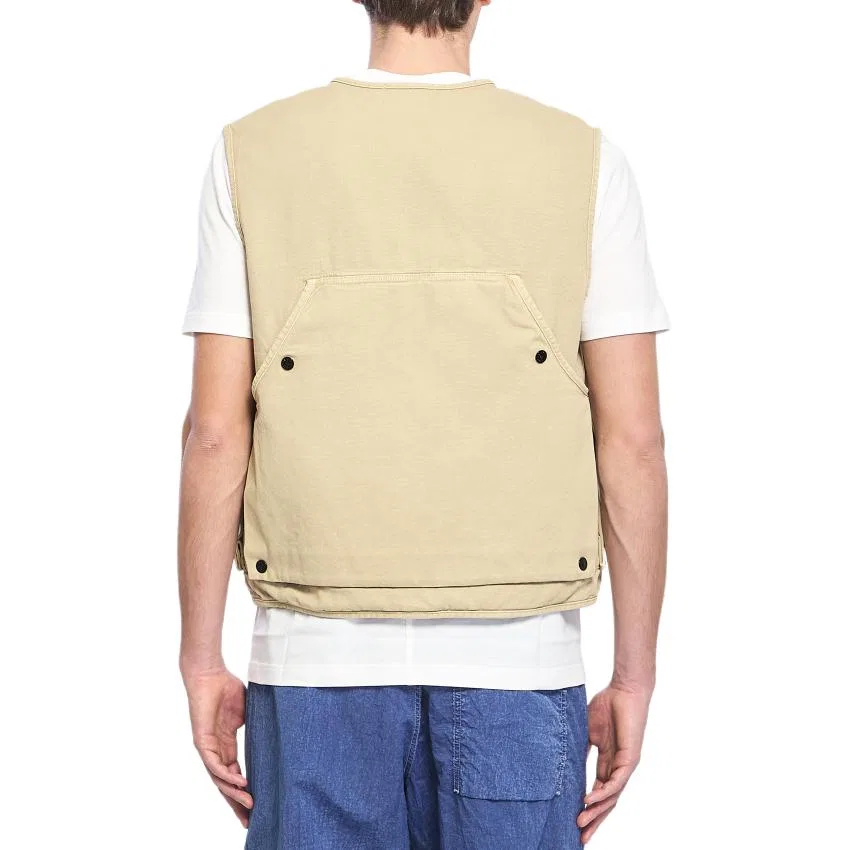 Мужской жилет с патчем и логотипом Oversized Logo Patch Stone Island — фото 3