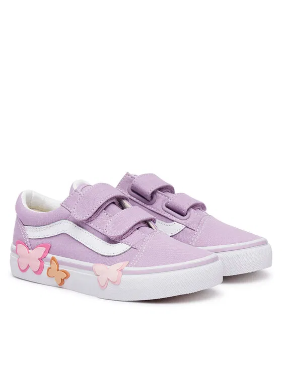 Кеды Old Skool V Butterfly Vans, фиолетовый — фото 2