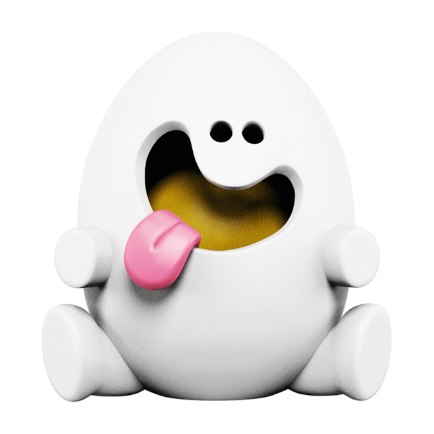 

Фигурка Jason Freeny Yolkels, белый/желтый