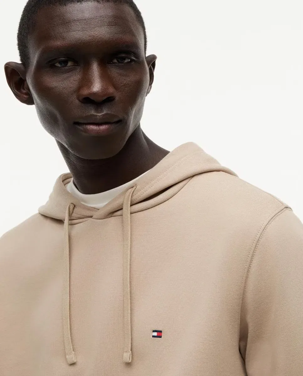 Мужская худи с капюшоном с вышивкой Tommy Hilfiger, Beige — фото 3