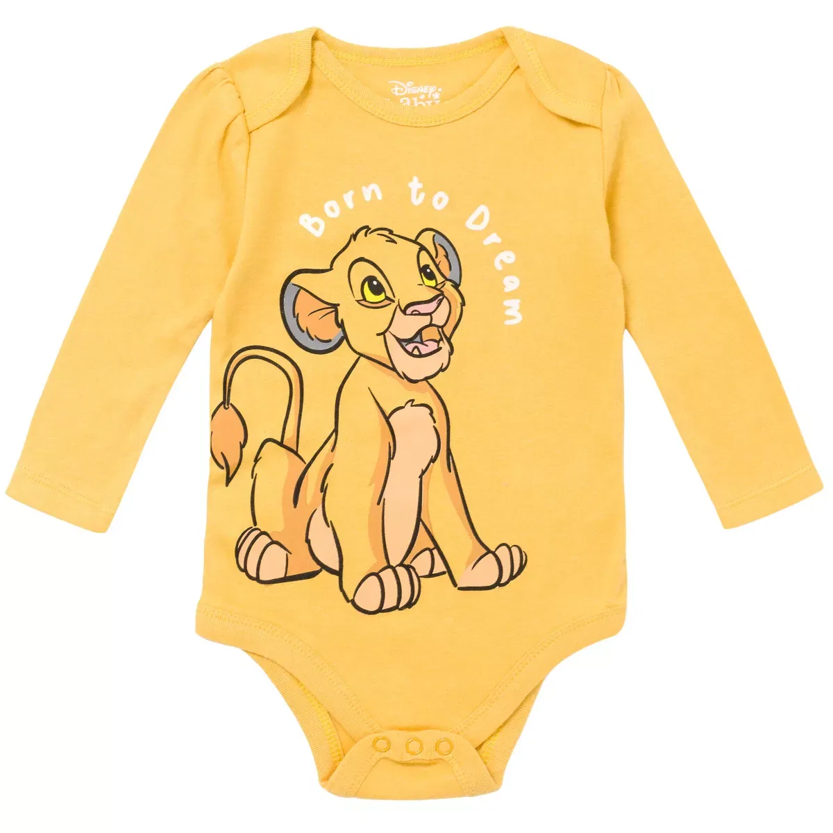 Детский боди-комбинезон с длинным рукавом набор 5 шт Disney Classics Lion King Pumbaa Princess Ariel Timon Baby Girls Disney, Lion King — фото 3