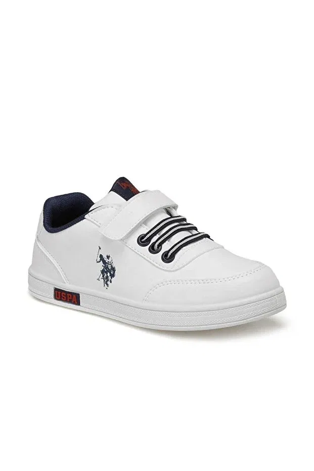 Детские кроссовки для мальчиков с коротким каблуком U.S. Polo Assn., White