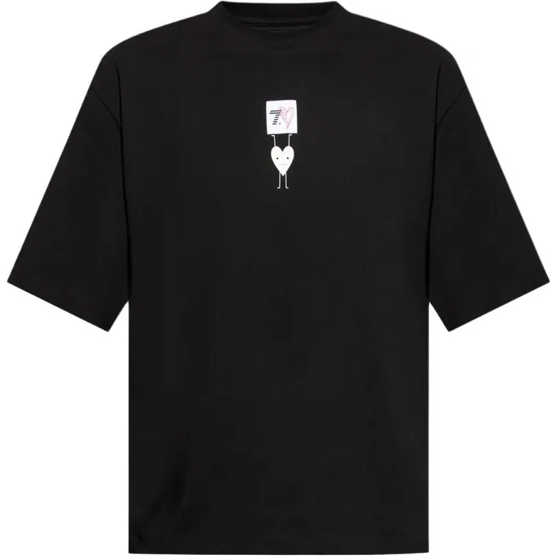 Футболка с принтом Ea7 EMPORIO ARMANI, Черный