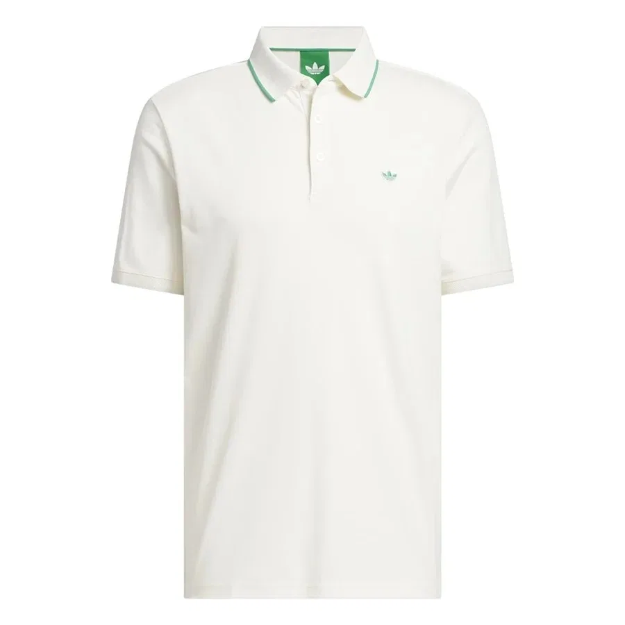 Мужская футболка-поло с длинным рукавом F Solid Polo Lc adidas, Белый — фото 2