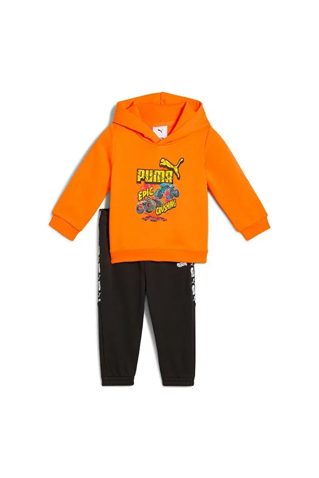 Детский спортивный костюм с капюшоном Hot wheels baby hooded tracksuit set Puma, Multicolor