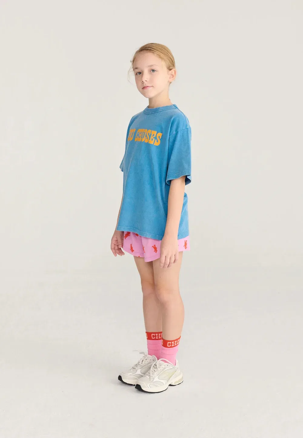 Футболка унисекс в стиле поп-музыки с принтом Bobo Choses, Rinsed Denim