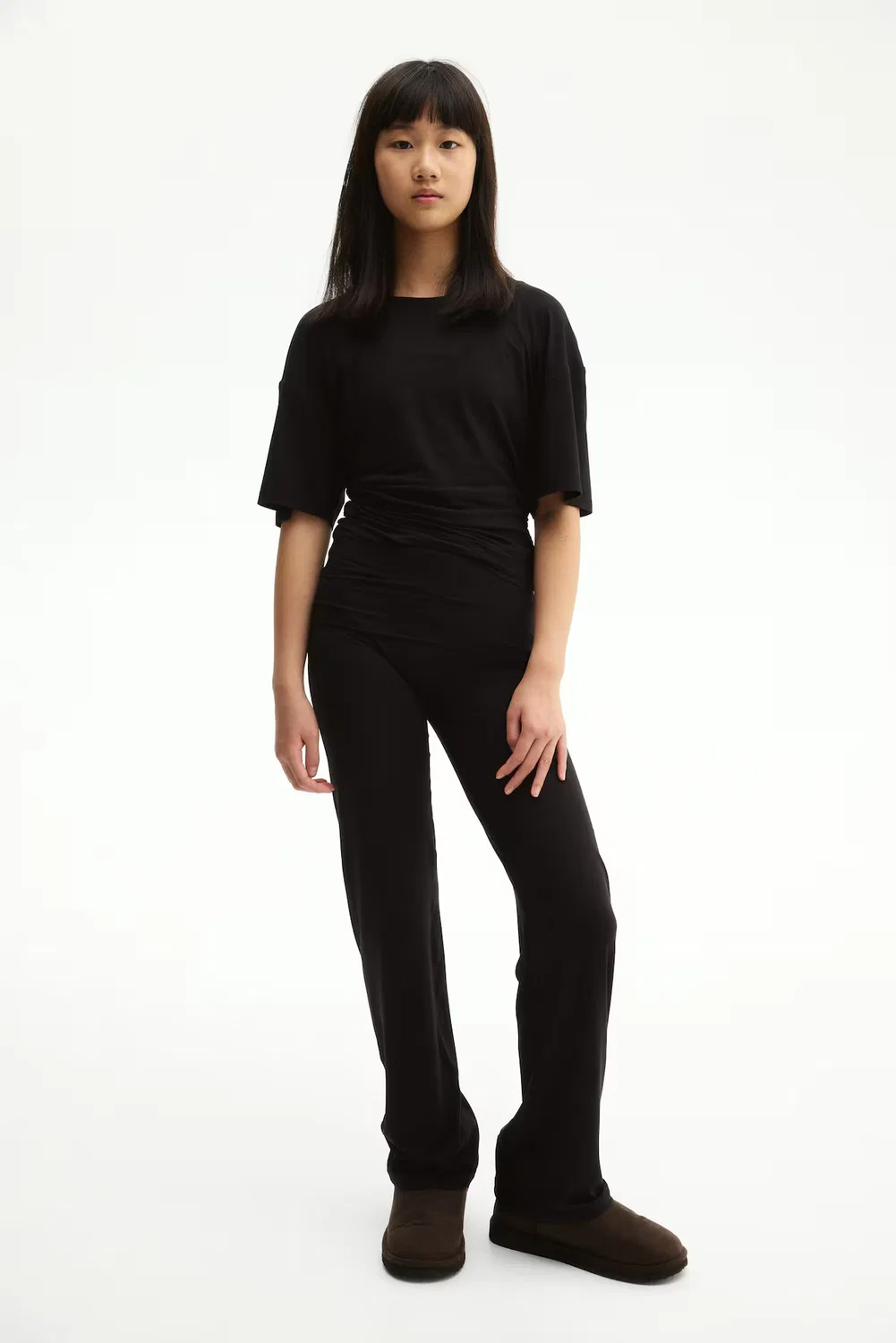 Леггинсы для йоги с технологией Softmove H&M, Schwarz — фото 2