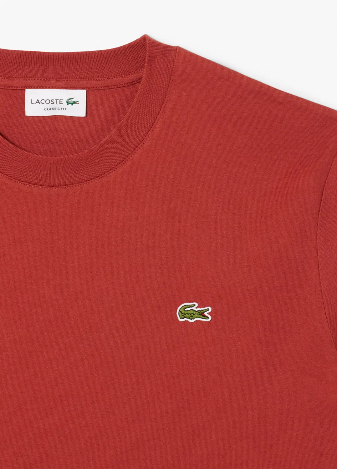 Футболка Classic Fit Lacoste, Brown — фото 2