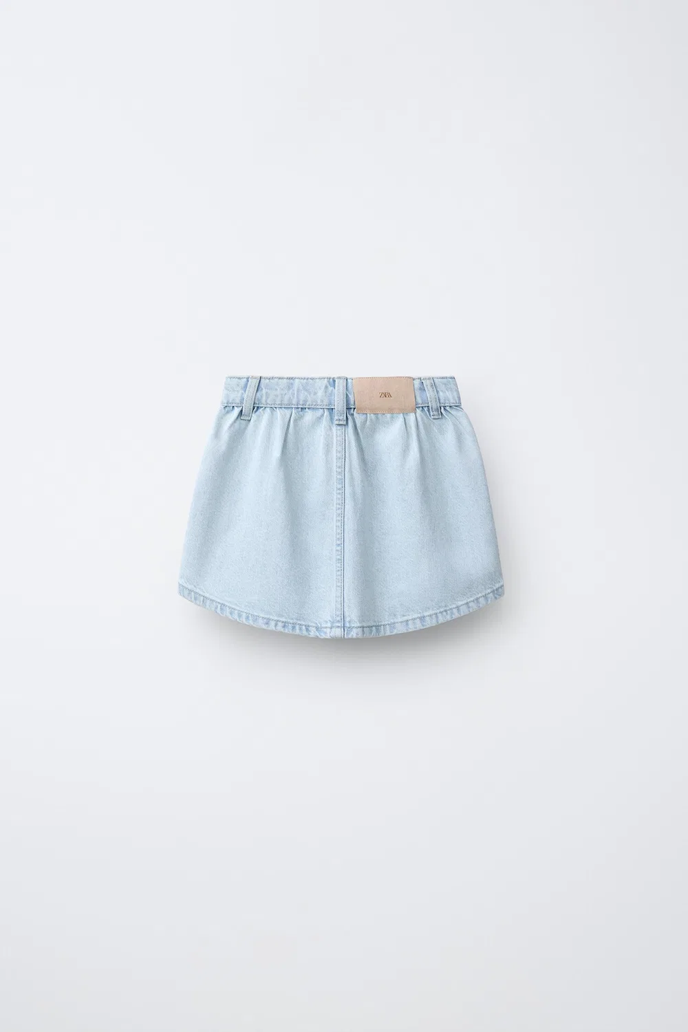 Джинсовая юбка ZARA, Light Blue — фото 2