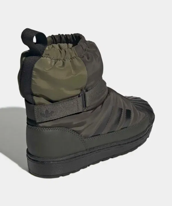 Ботинки Superstar 360 Winterize для детей, Adidas Kids, оливковый — фото 4