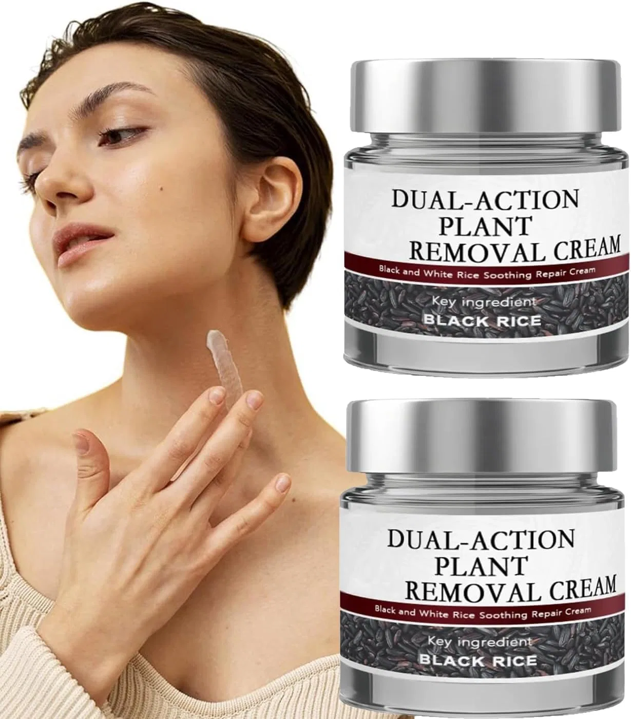 Крем для лица Black Rice Regeneration Essence Cream, STQSMLUAS, 2 шт по 50 г