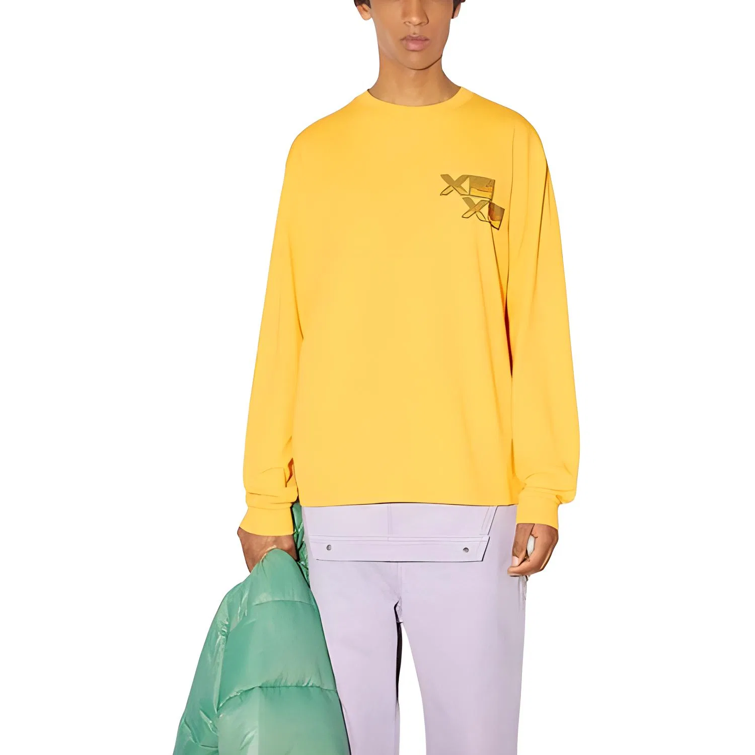 Футболка Unisex с принтом Acne Studios, Warm Yellow — фото 4