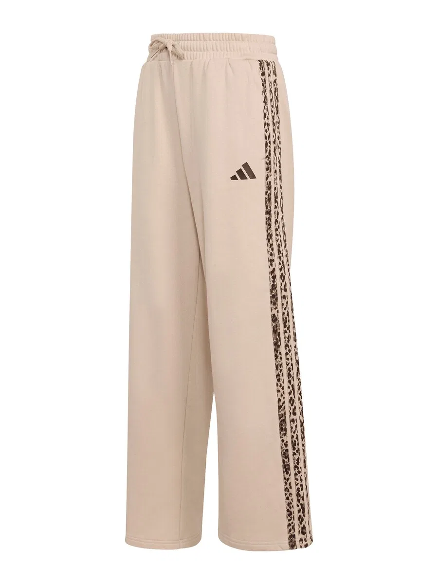 Спортивные брюки ADIDAS SPORTSWEAR с широкими штанинами, серо-коричневый