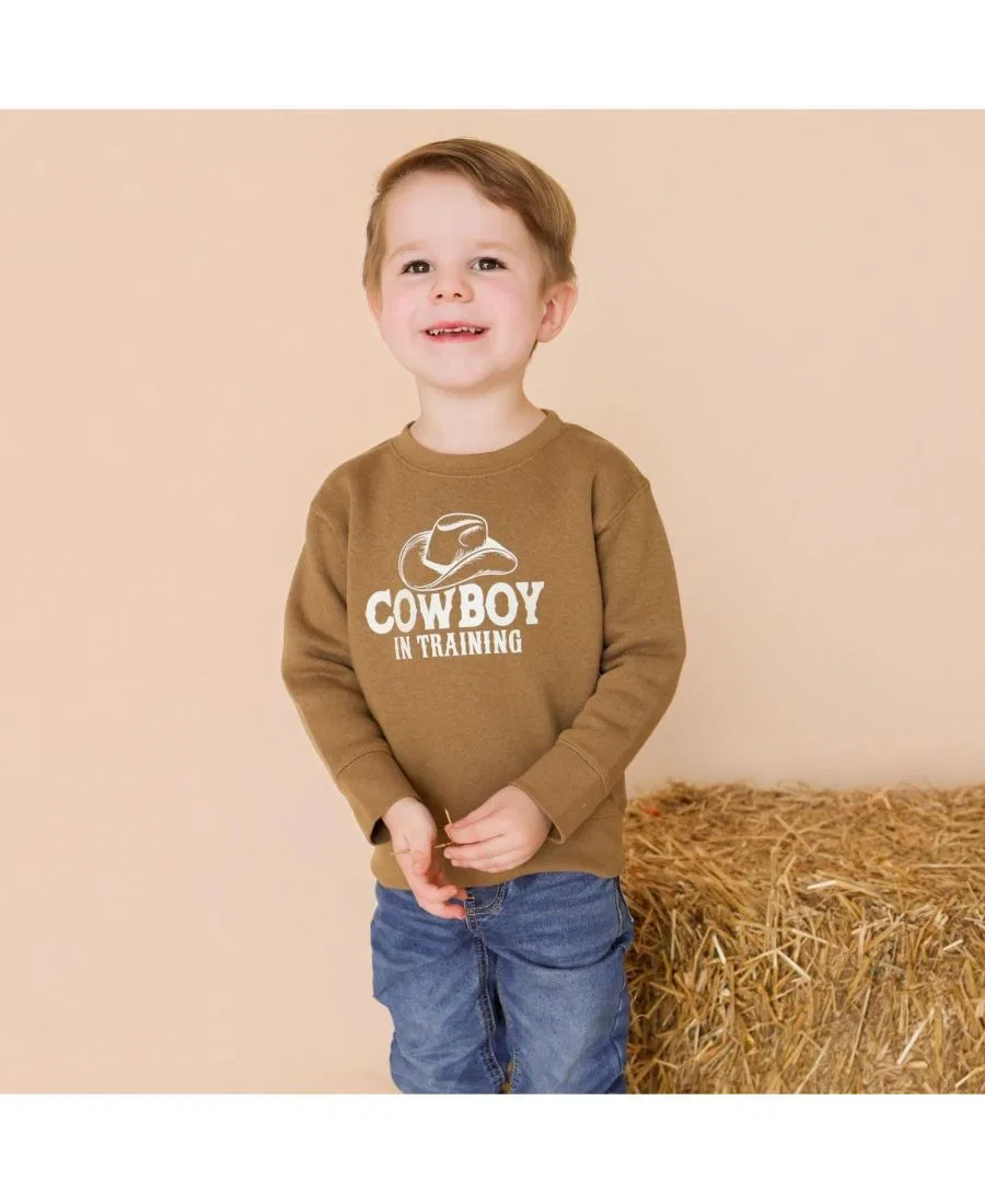 Свитшот с принтом Cowboy In Training Sweet Wink, Mocha — фото 2
