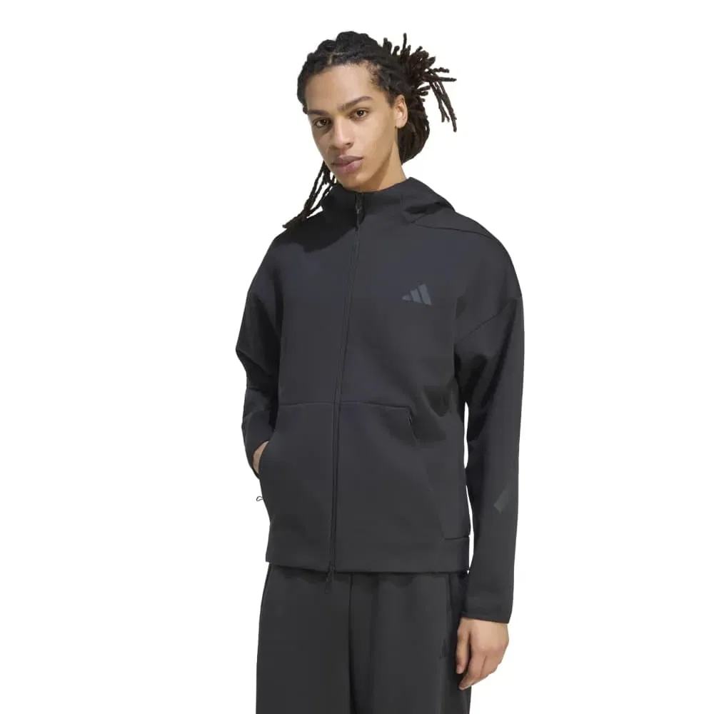 Мужской свитшот с капюшоном Z.N.E. Full Zip Adidas, Black