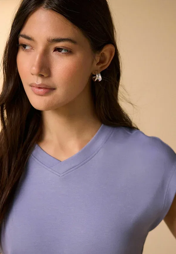 Футболка хлопковая Regular fit Next, Cornflower Blue, синий — фото 4