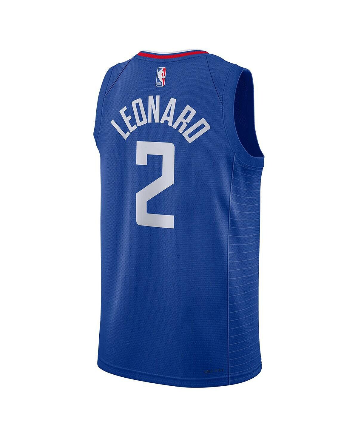 Джерси kawhi leonard royal la clippers 2022/23 swingman для мужчин и женщин — icon edition Nike — фото 3