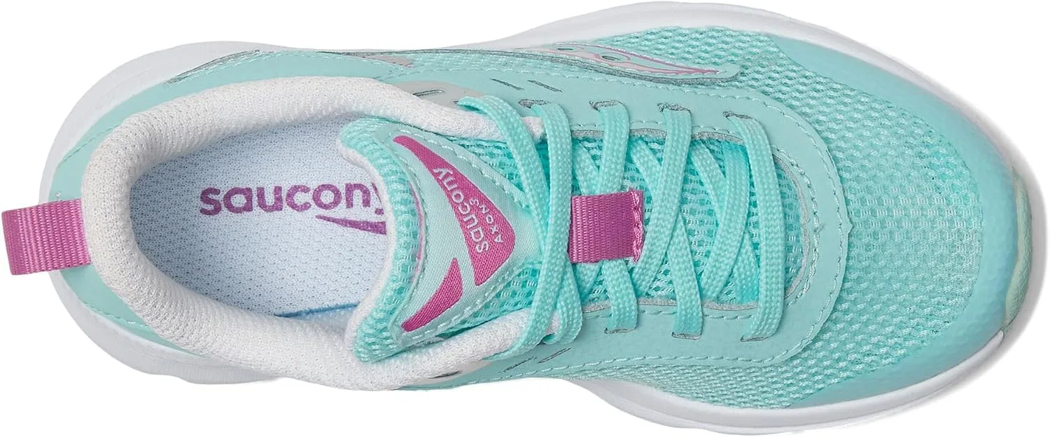 Детские беговые кроссовки для девочек Axon Kdz Saucony, Turq — фото 2