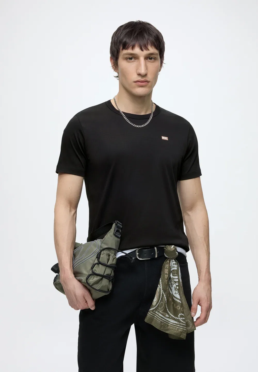 Miegor - базовая футболка Diesel, Black — фото 4