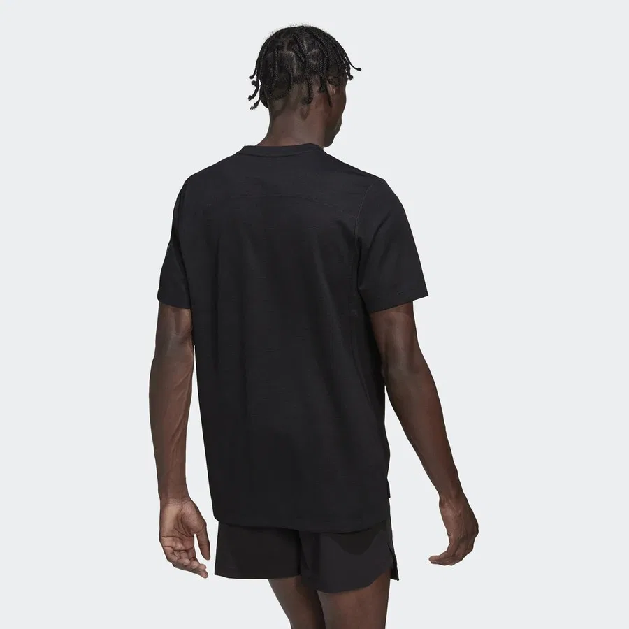 Мужская повседневная футболка Wo Fr T HD3577 adidas, Черный — фото 2