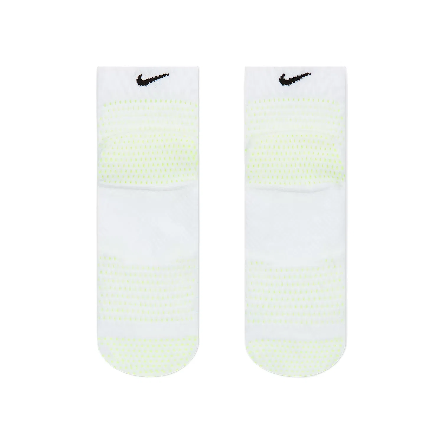 Носки для щиколотки Nike Dri FIT ADV, Белый/Неоново-зеленый/Черный — фото 3