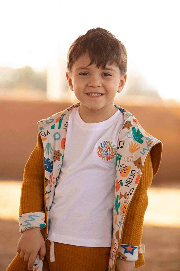 Двусторонняя стеганая куртка Miela Kids — фото 3