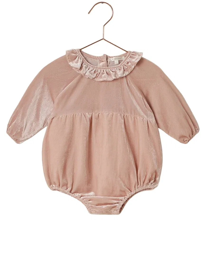 Детский боди-комбинезон с оборками Adeline Romper NORALEE, Rose
