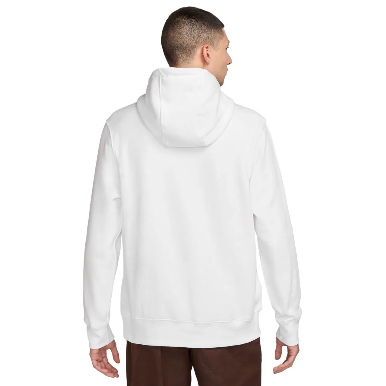 Худи для мужчин Chi Club Pullover BB Hoodie Nike, цвет White/Cosmic Clay — фото 2