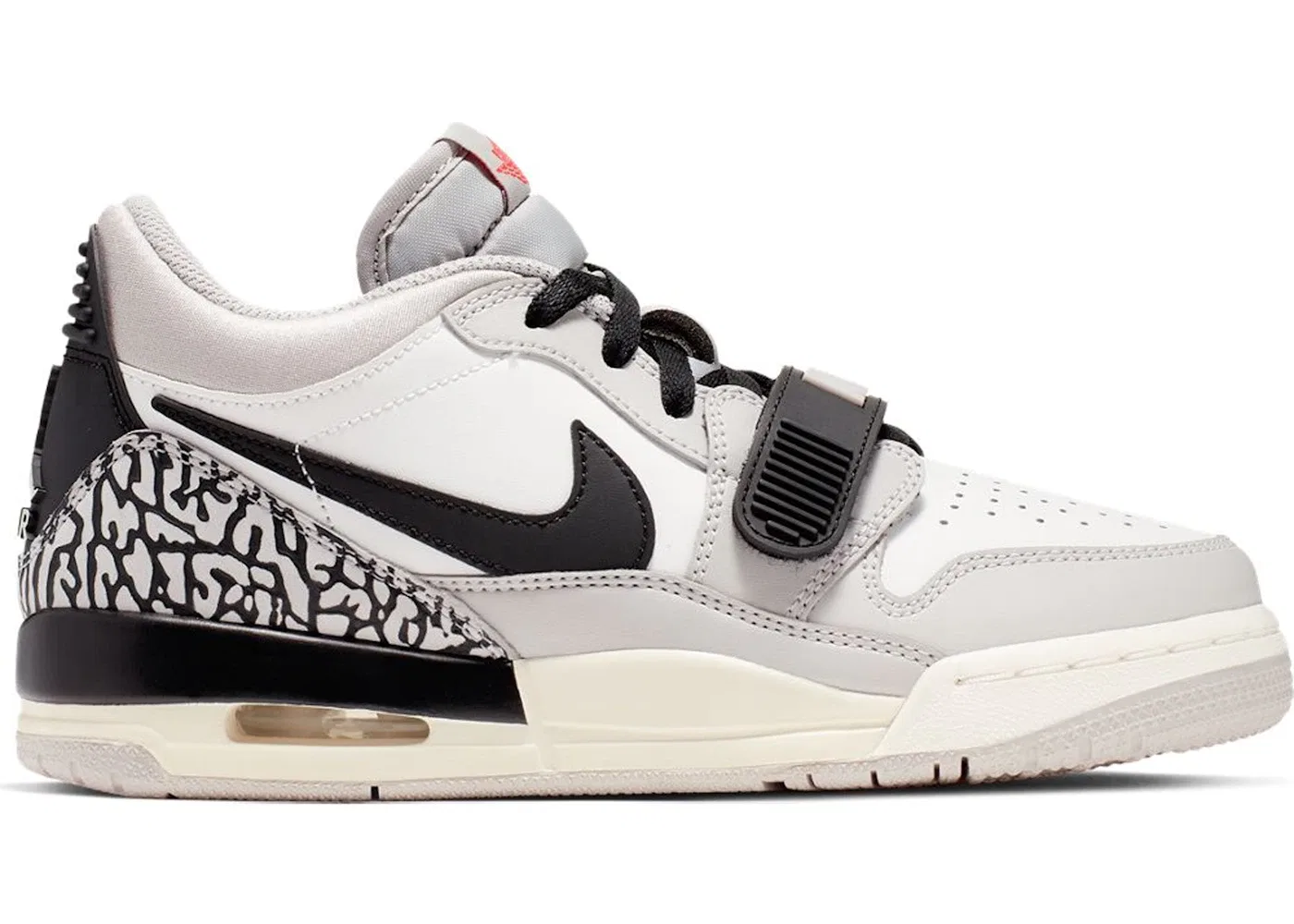 Детские кроссовки Lifestyle с длинным язычком Jordan Legacy 312 Low Jordan, Summit White/Fire Red-Tech Grey-Black