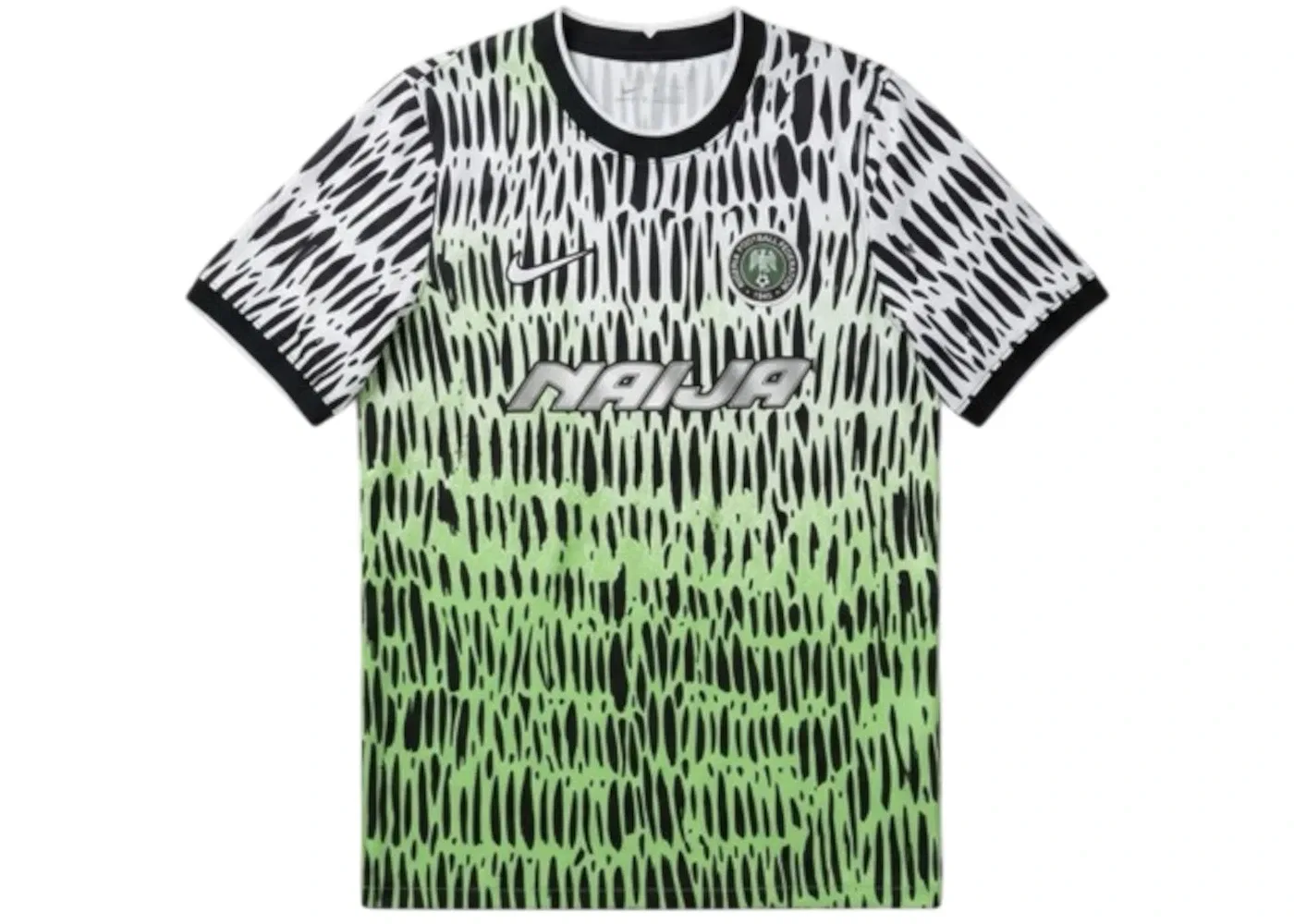 Мужская футбольная джерси с принтом Nike x Slawn Nigeria Jersey, Multicolor