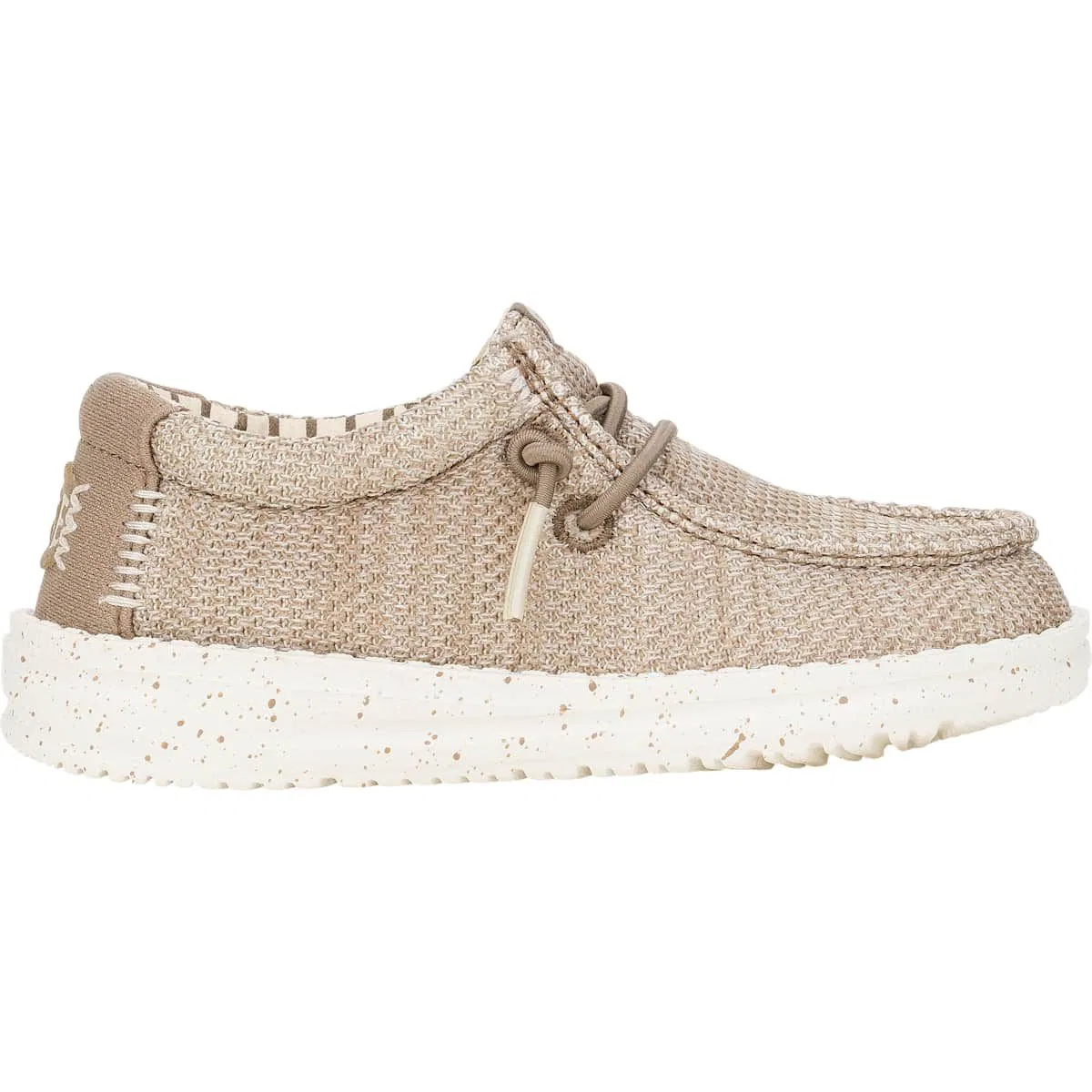 Детские кроссовки для мальчиков со stretch-верхом Wally Toddler Stretch Sox HEYDUDE, Walnut
