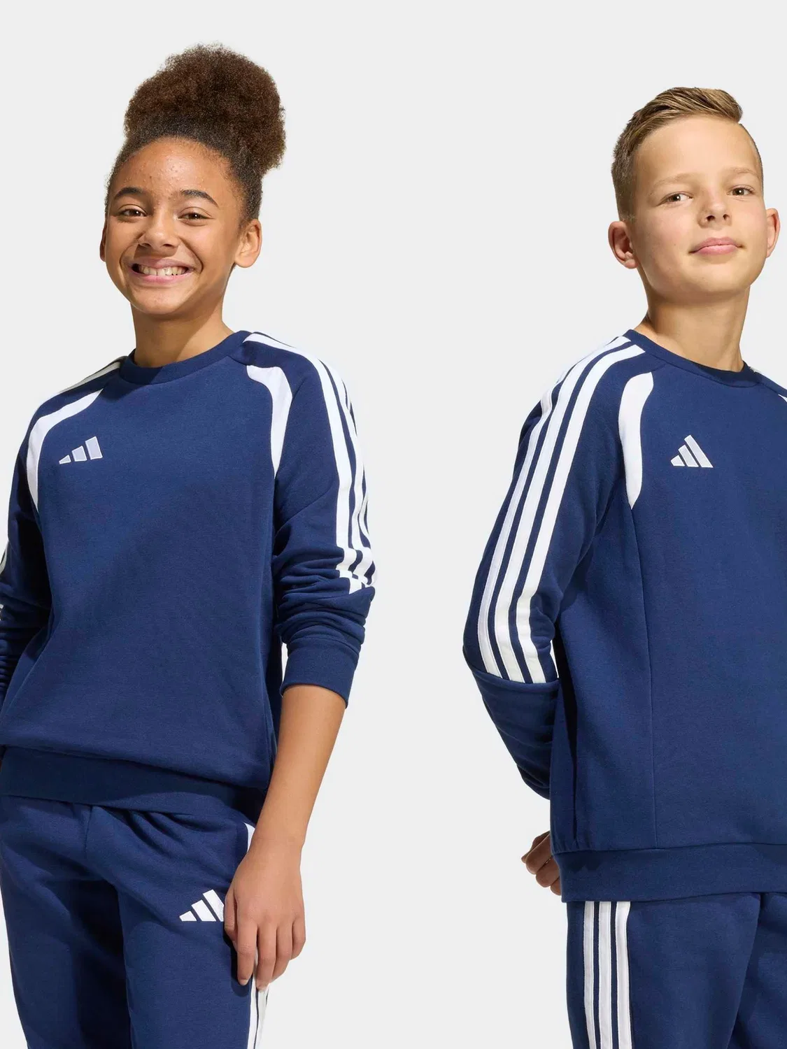 Свитшот Tiro 26 League Sweat Crew adidas, синий — фото 3