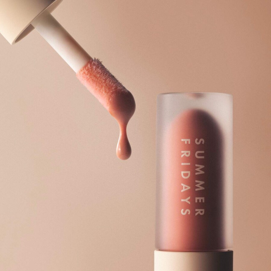 Увлажняющее масло для губ Dream Lip Oil с легким покрытием Summer Fridays, 0.15 oz /4.5g, Bare Sand — фото 2