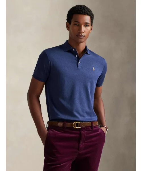 

Футболка поло Slim fit Polo Ralph Lauren, синий