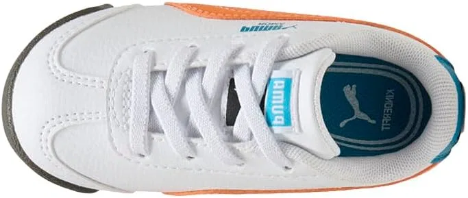 Детские кроссовки для мальчиков с шнуровкой Roma 24 PUMA, White — фото 4