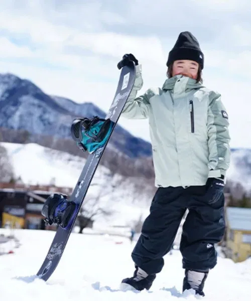 Детская куртка с принтом MISSION BLOCK YOUTH Quiksilver, Khaki