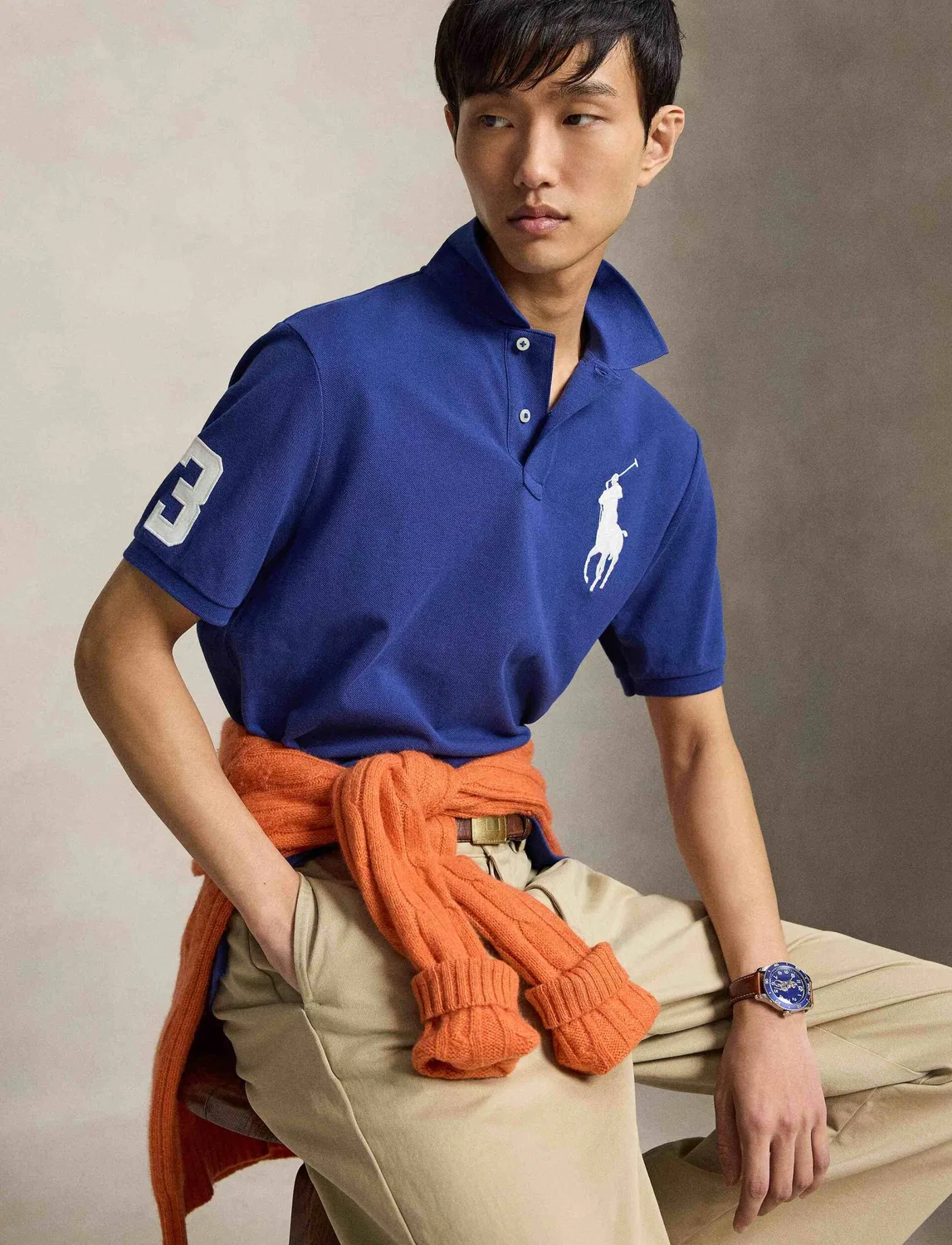 Поло с коротким рукавом Polo Ralph Lauren, Blu