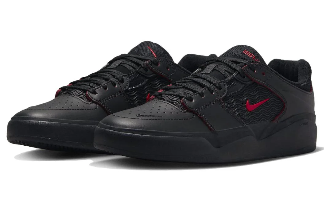 Кроссовки Nike SB Ishod Wair, черный/красный — фото 3