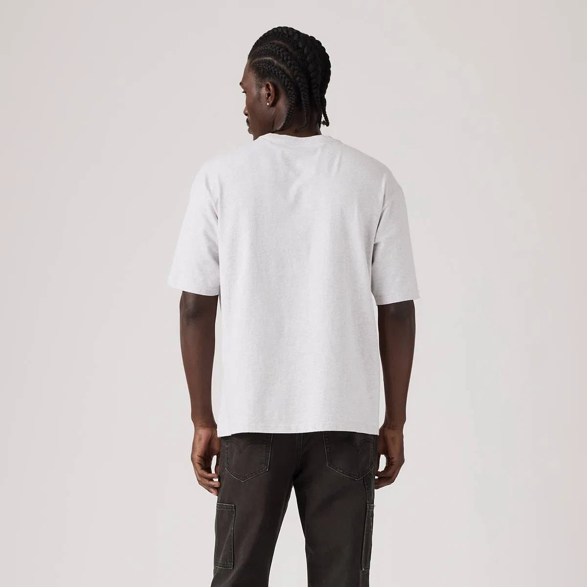 Футболка с графическим принтом для рабочей одежды Levi's, Field Of Work Sterling Heather - Grey — фото 4