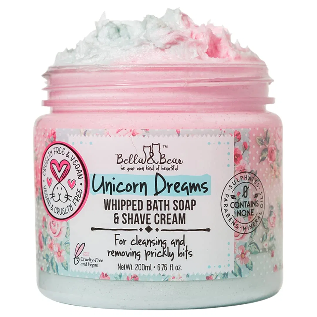 Взбитое мыло для ванны Unicorn Dreams Bella and Bear, 6.7 oz