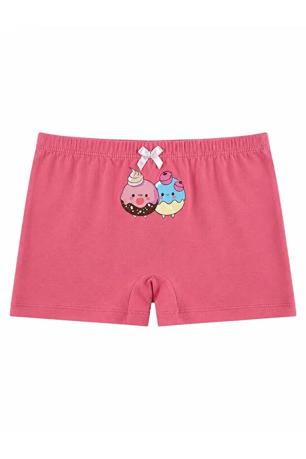 Детские шорты-боксеры для девочек хлопковые 5шт Özkan Underwear, Patterned — фото 3