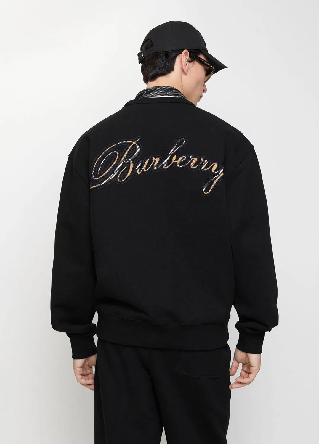 Свитшот Burberry Rowan, черный — фото 3