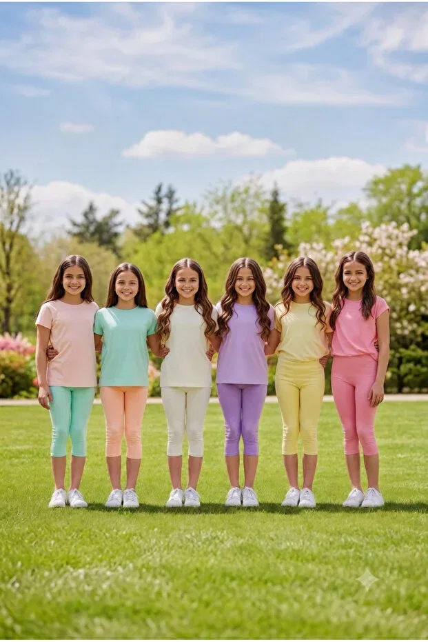 Детские леггинсы для девочек хлопковые Basics Misskatre, Multicolor